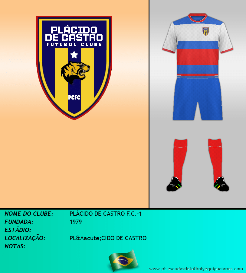 Escudo de PLÁCIDO DE CASTRO F.C.-1