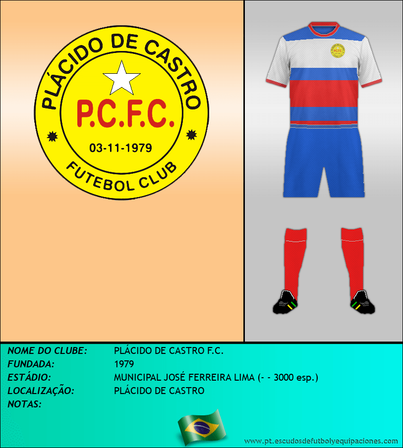 Escudo de PLÁCIDO DE CASTRO F.C.