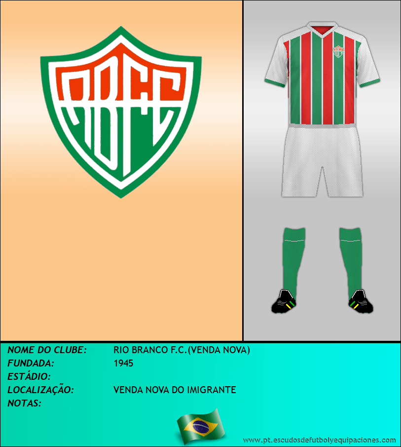 Escudo de RIO BRANCO F.C.(VENDA NOVA)