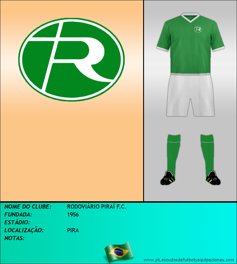 Escudo de RODOVIÁRIO PIRAÍ F.C.