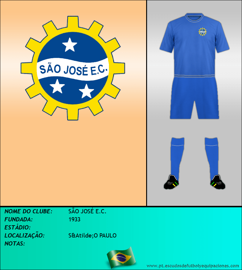 Escudo de SÃO JOSÉ E.C.