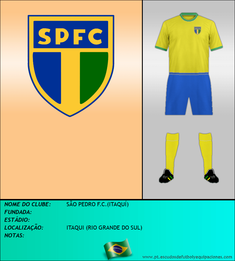Escudo de SÃO PEDRO F.C.(ITAQUÍ)