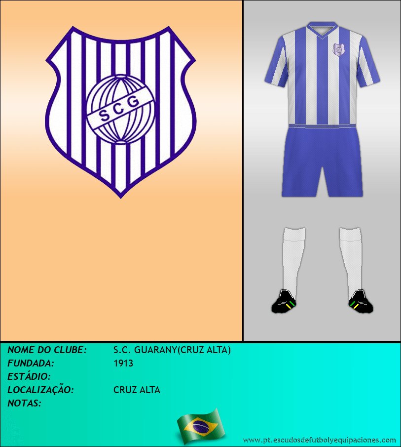 Escudo de S.C. GUARANY(CRUZ ALTA)