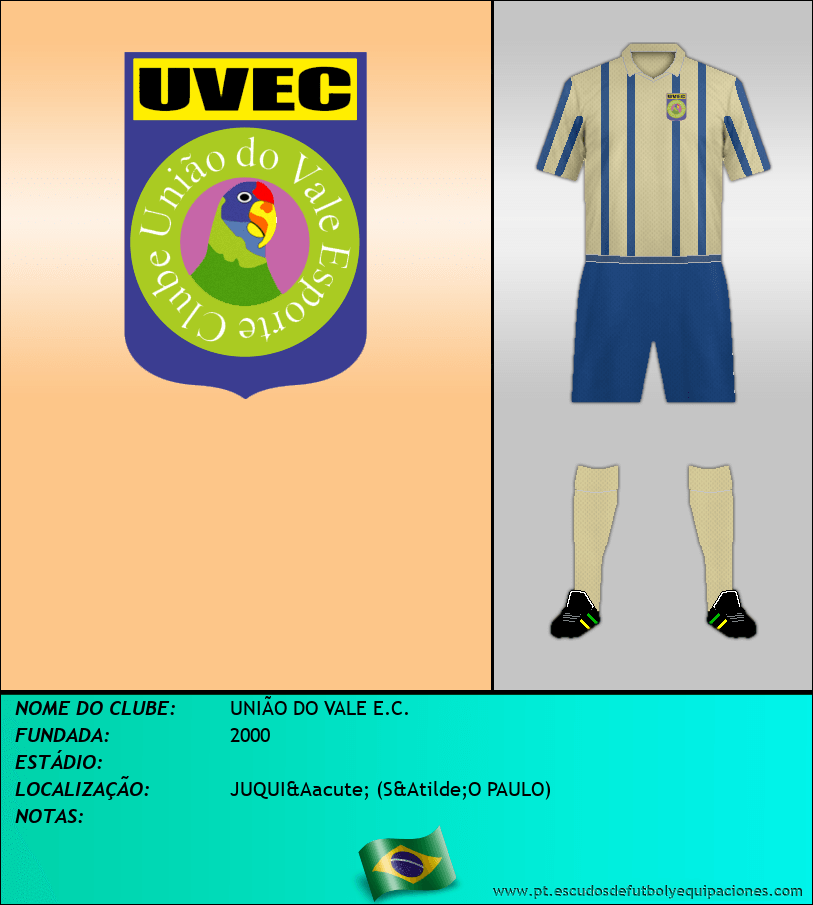 Escudo de UNIÃO DO VALE E.C.