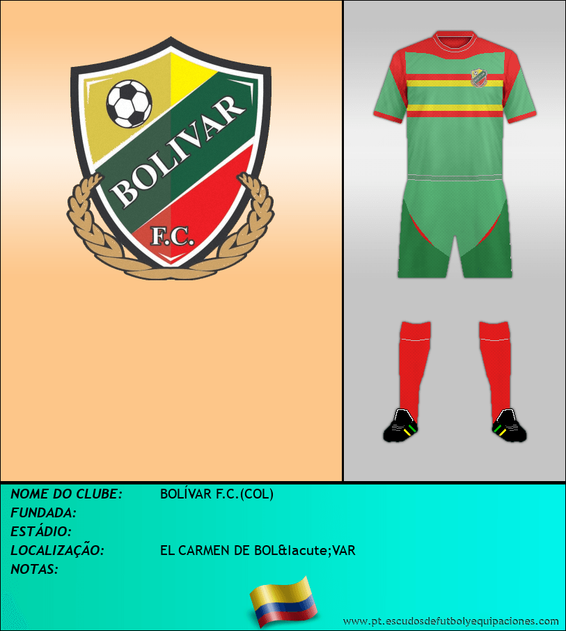 Escudo de BOLÍVAR F.C.(COL)