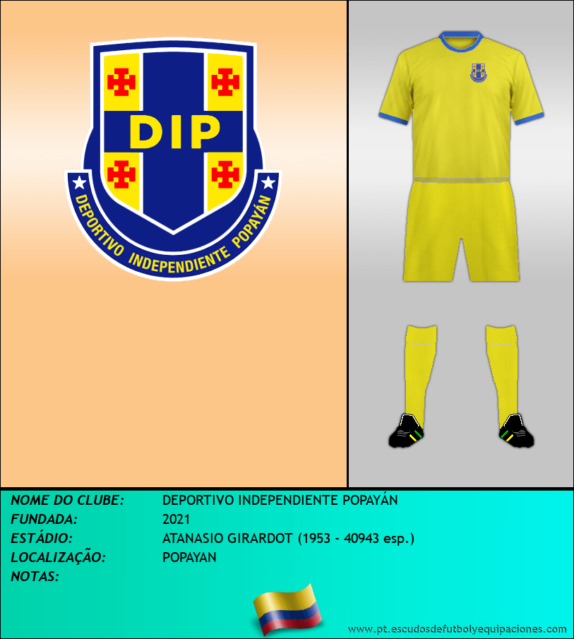 Escudo de DEPORTIVO INDEPENDIENTE POPAYÁN