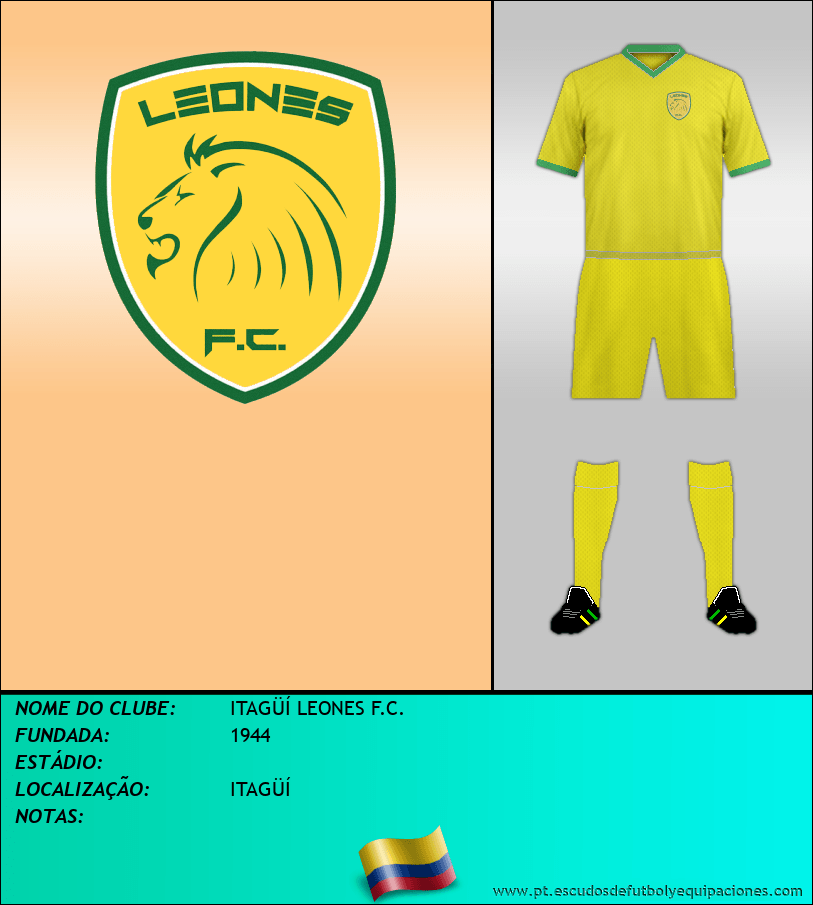 Escudo de ITAGÜÍ LEONES F.C.