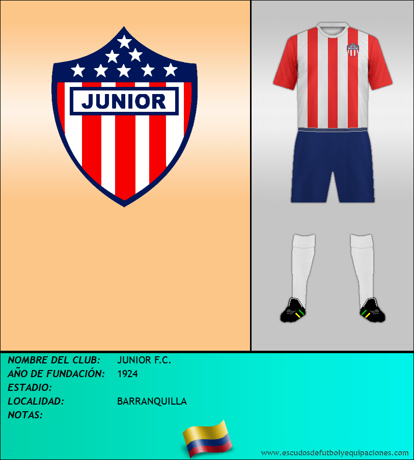 Escudo de JUNIOR F.C.