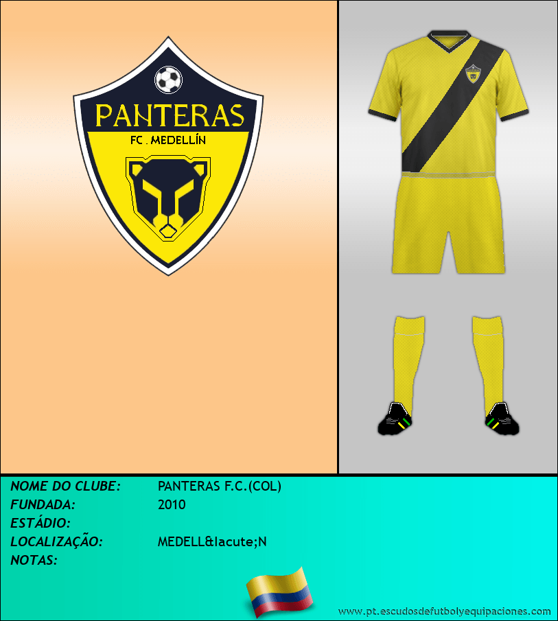 Escudo de PANTERAS F.C.(COL)