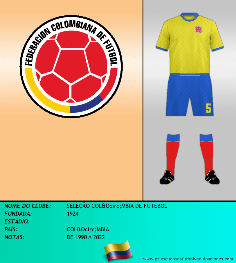 Escudo de SELECCIÓN DE COLOMBIA