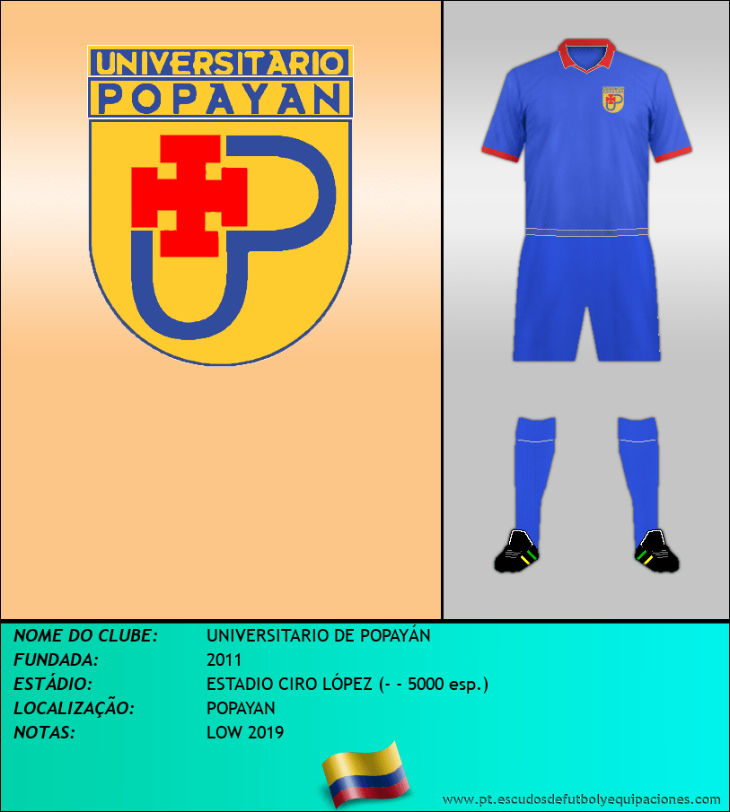 Escudo de UNIVERSITARIO DE POPAYÁN