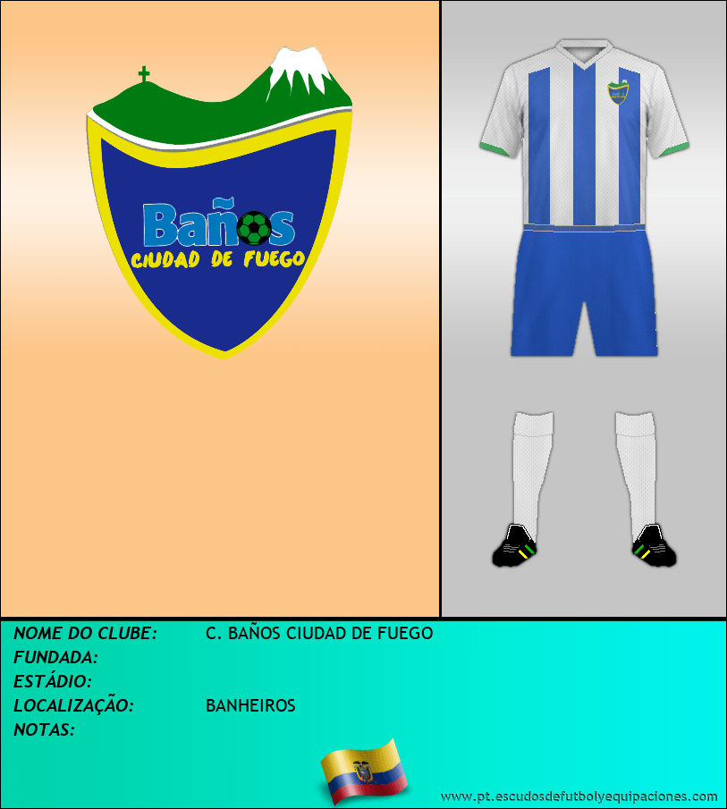Escudo de C. BAÑOS CIUDAD DE FUEGO