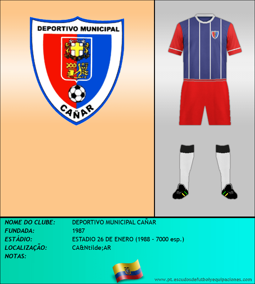 Escudo de DEPORTIVO MUNICIPAL CAÑAR