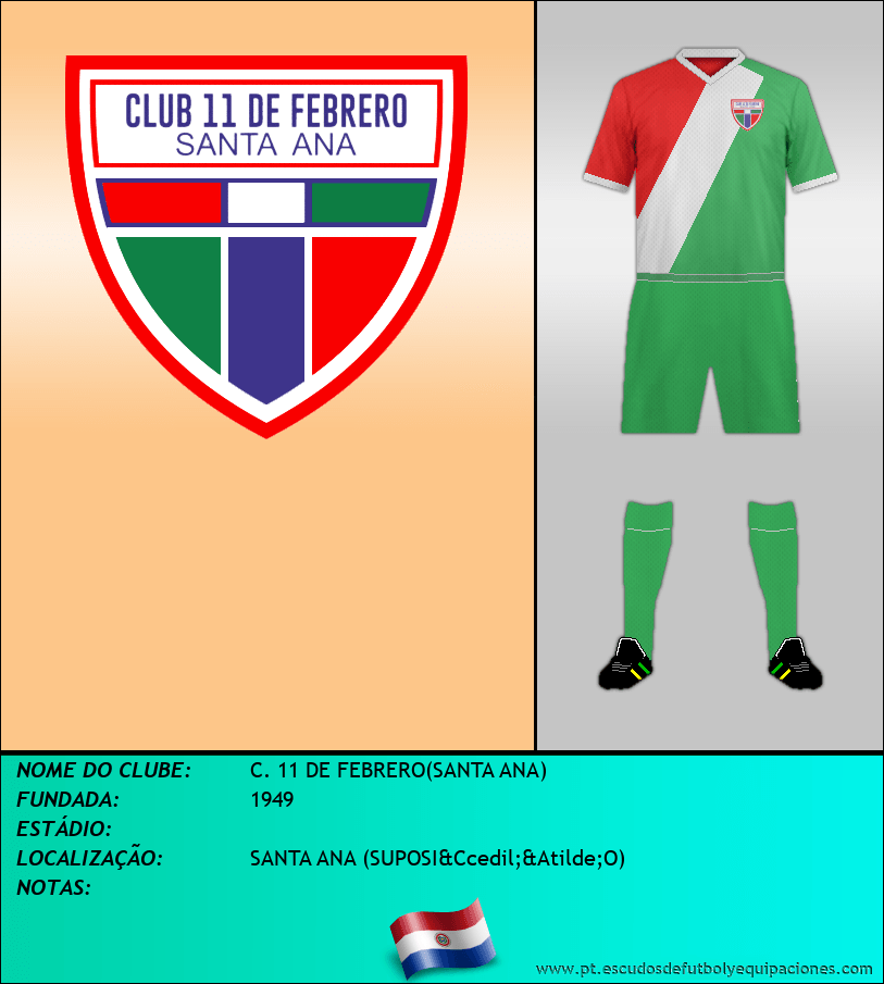 Escudo de C. 11 DE FEBRERO(SANTA ANA)
