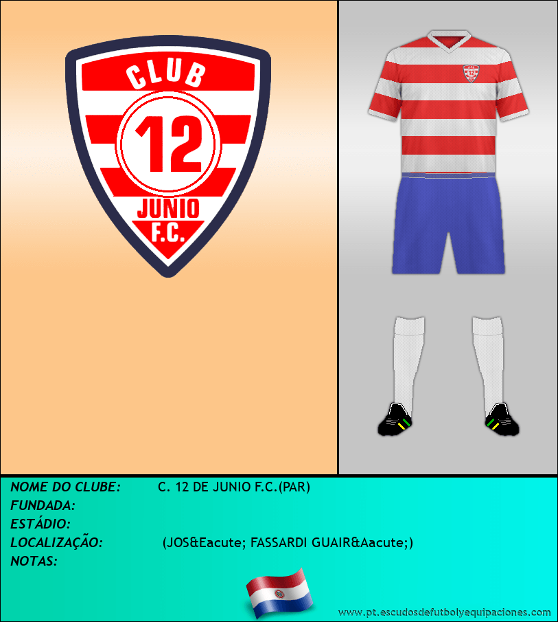 Escudo de C. 12 DE JUNIO F.C.(PAR)
