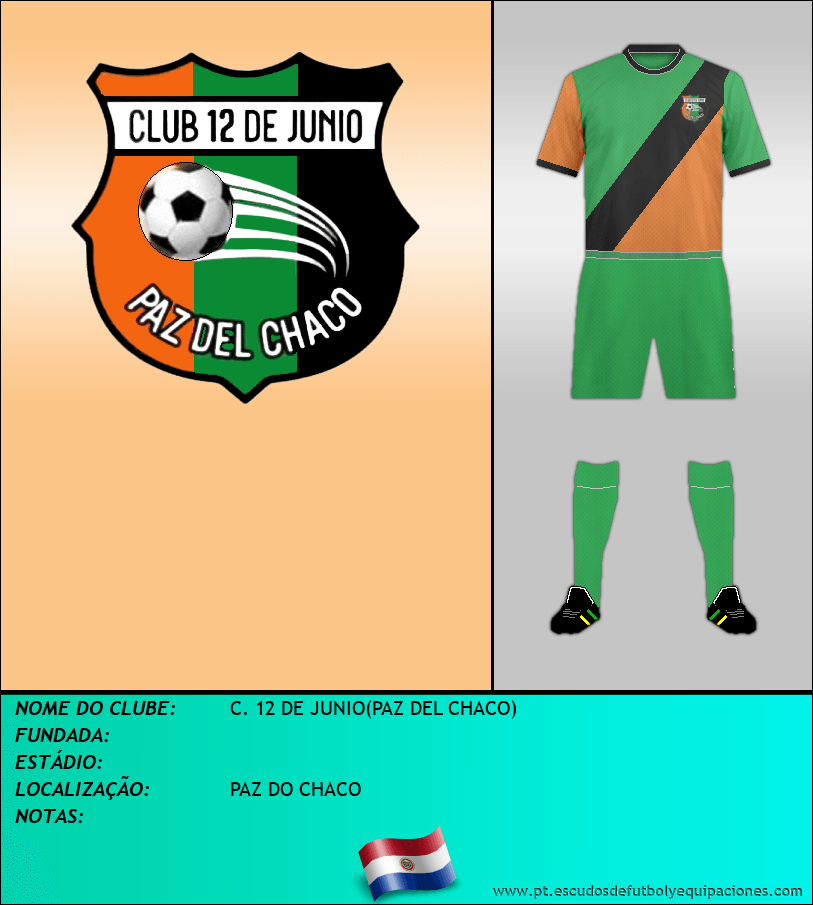 Escudo de C. 12 DE JUNIO(PAZ DEL CHACO)