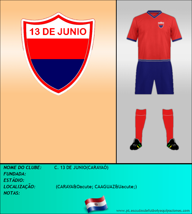 Escudo de C. 13 DE JUNIO(CARAYAÓ)