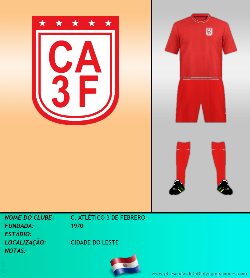 Escudo de C. ATLÉTICO 3 DE FEBRERO