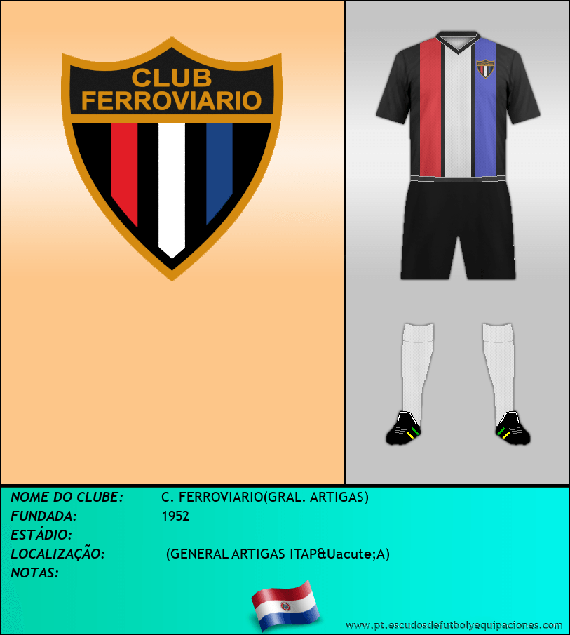 Escudo de C. FERROVIARIO(GRAL. ARTIGAS)