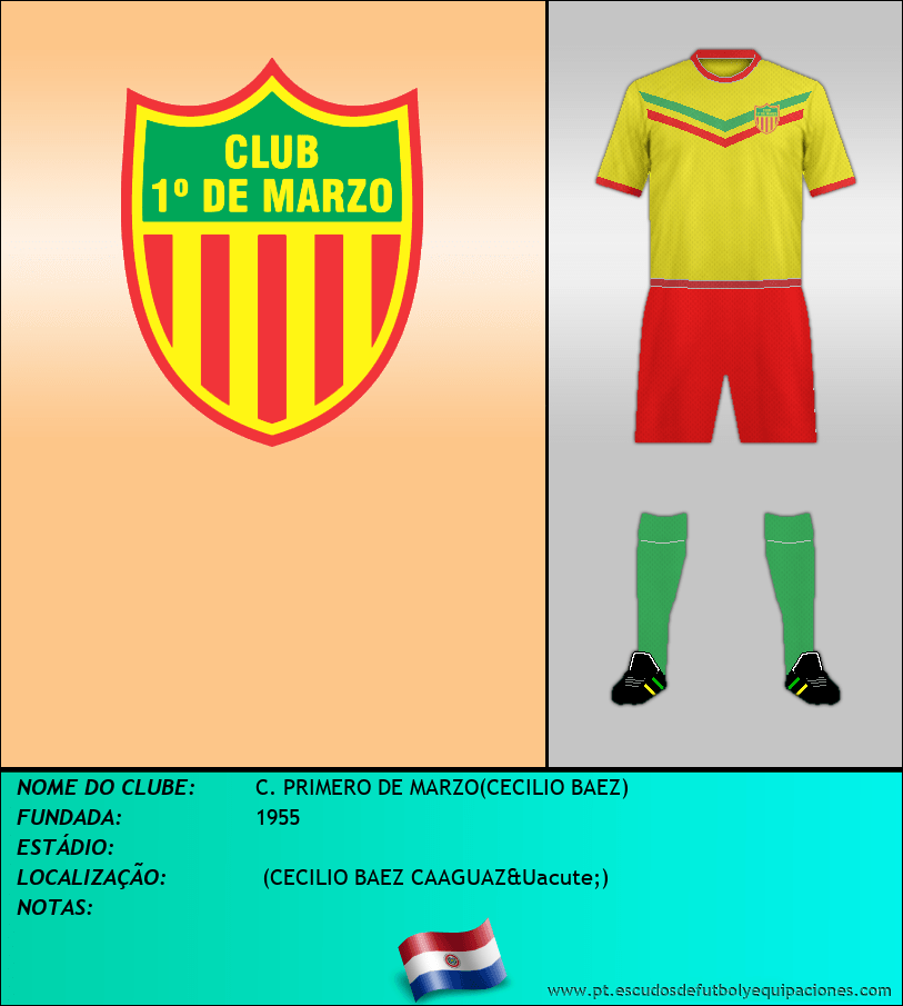 Escudo de C. PRIMERO DE MARZO(CECILIO BAEZ)