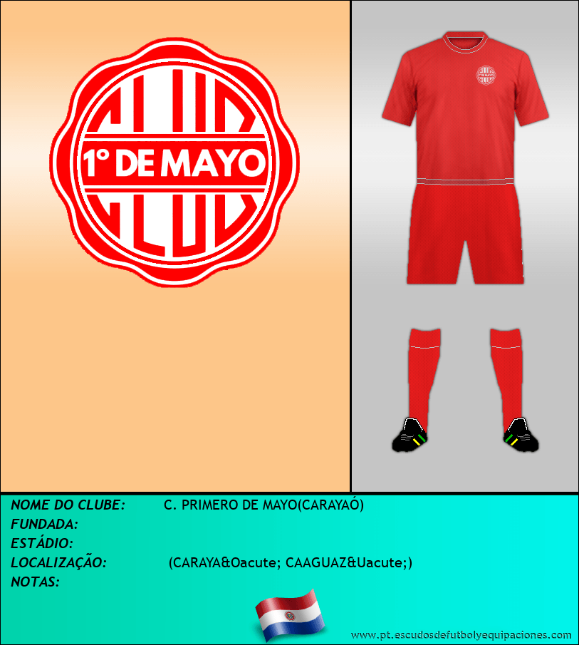 Escudo de C. PRIMERO DE MAYO(CARAYAÓ)