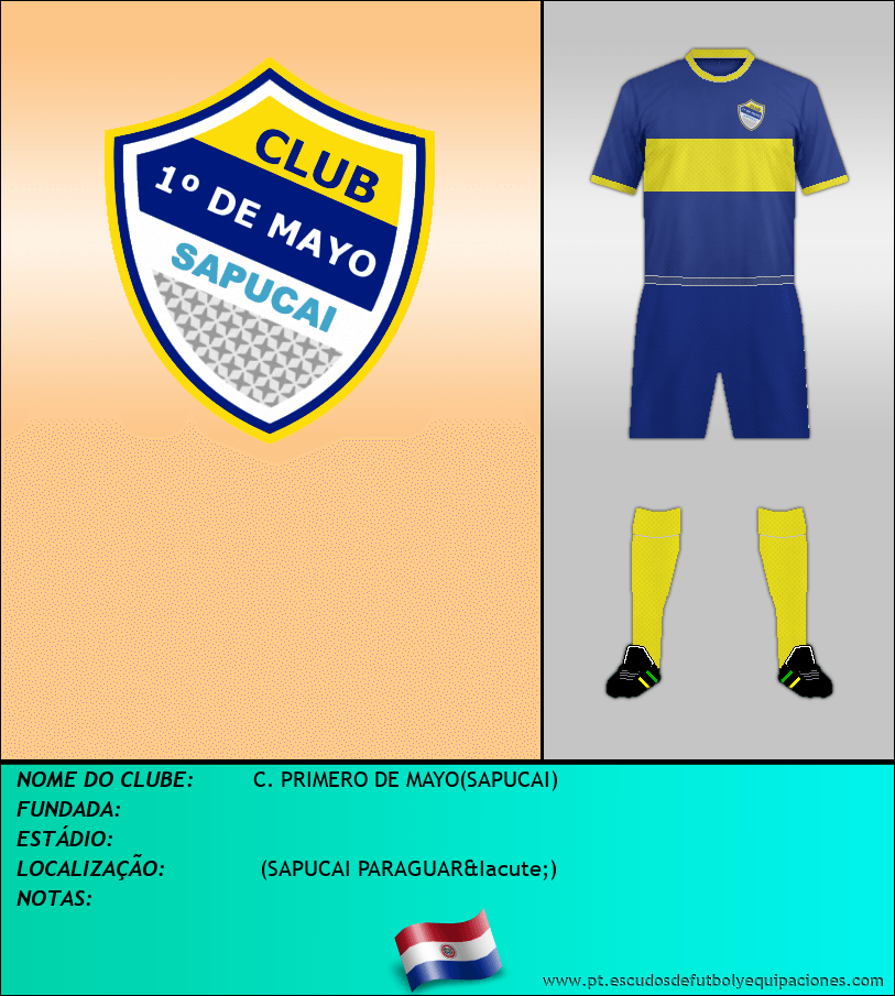 Escudo de C. PRIMERO DE MAYO(SAPUCAI)