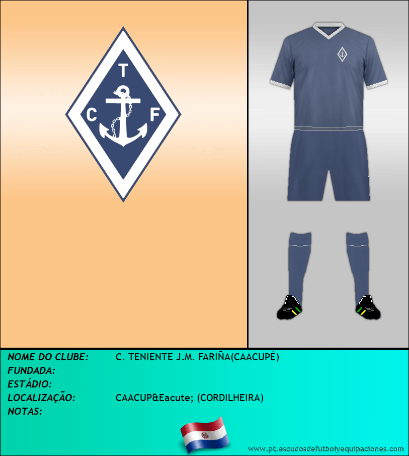 Escudo de C. TENIENTE J.M. FARIÑA(CAACUPÉ)