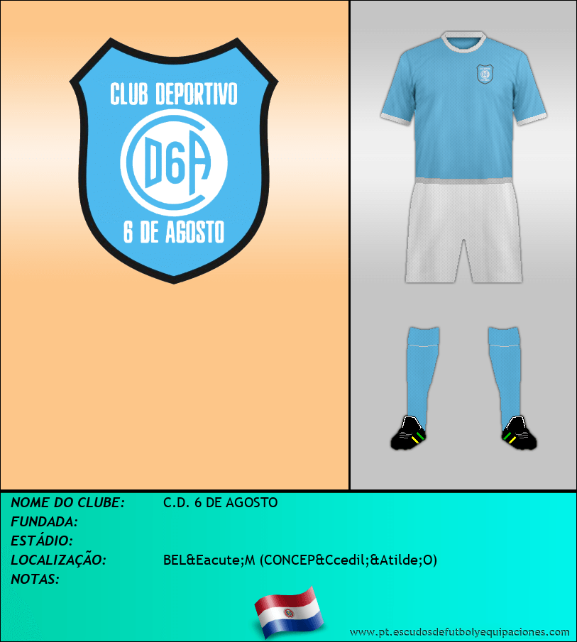 Escudo de C.D. 6 DE AGOSTO