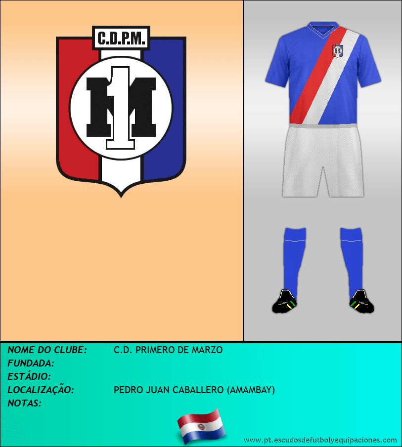 Escudo de C.D. PRIMERO DE MARZO