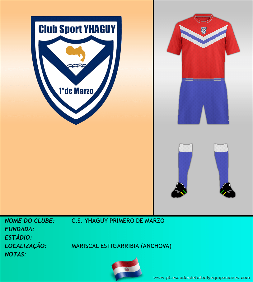 Escudo de C.S. YHAGUY PRIMERO DE MARZO