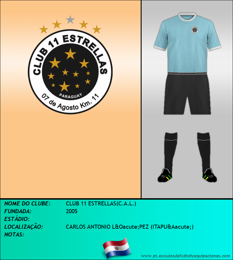 Escudo de CLUB 11 ESTRELLAS(C.A.L.)