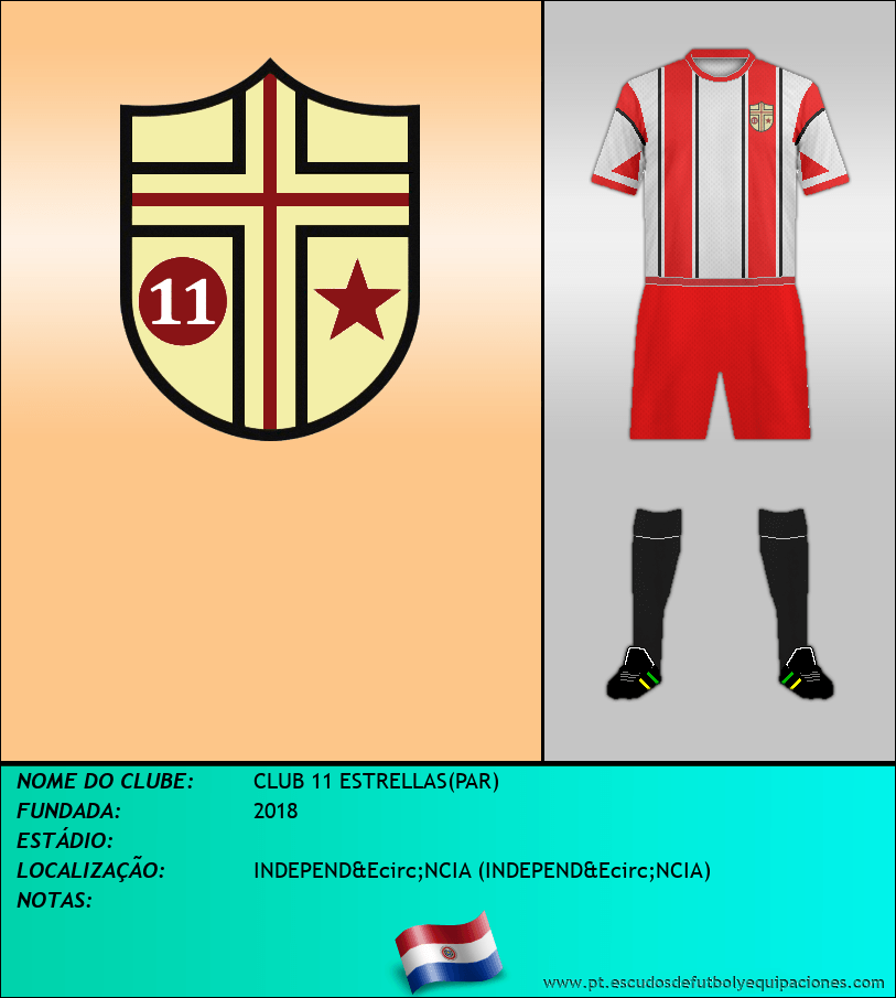 Escudo de CLUB 11 ESTRELLAS(PAR)