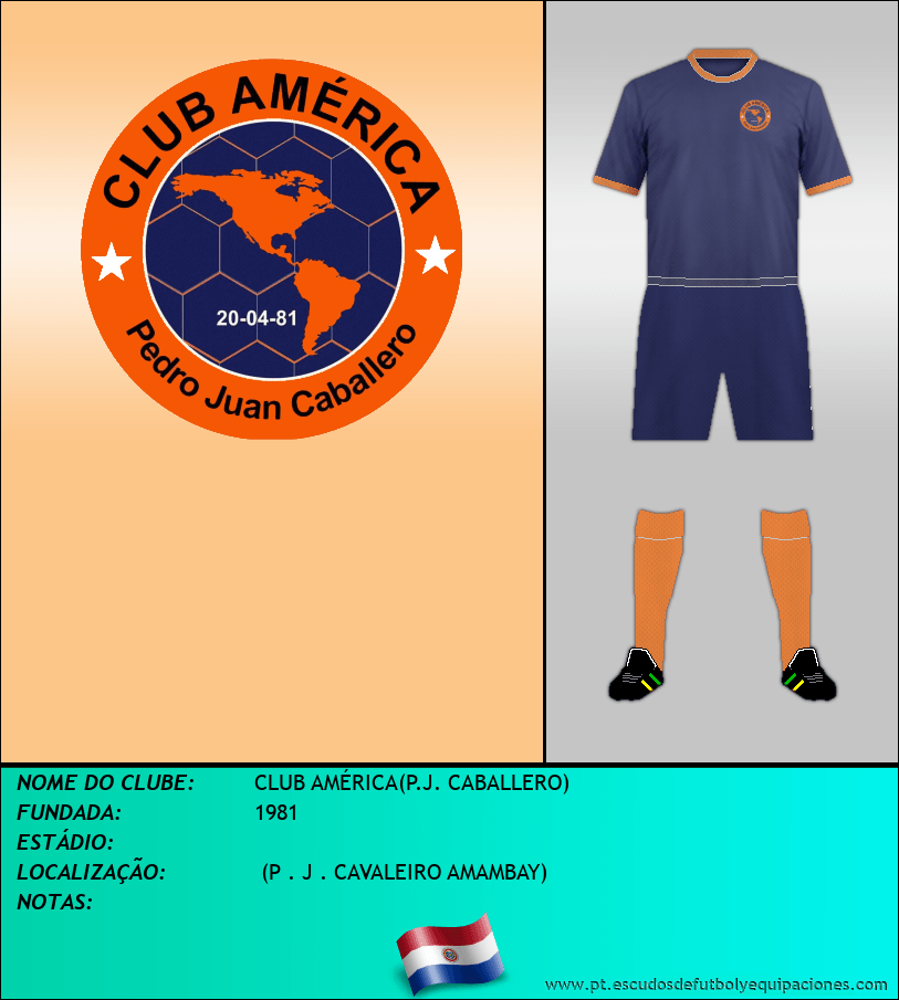 Escudo de CLUB AMÉRICA(P.J. CABALLERO)