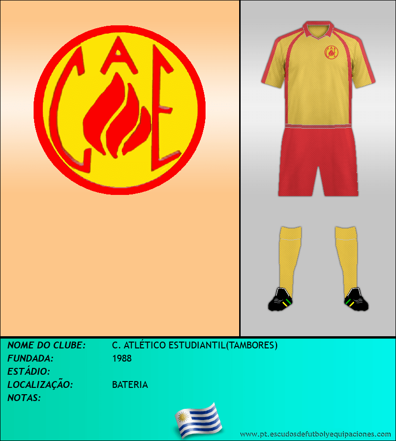 Escudo de C. ATLÉTICO ESTUDIANTIL(TAMBORES)