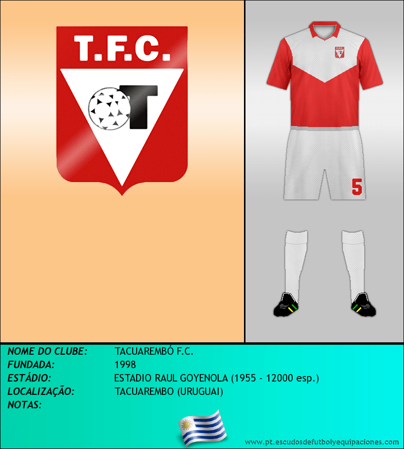 Escudo de TACUAREMBÓ F.C.