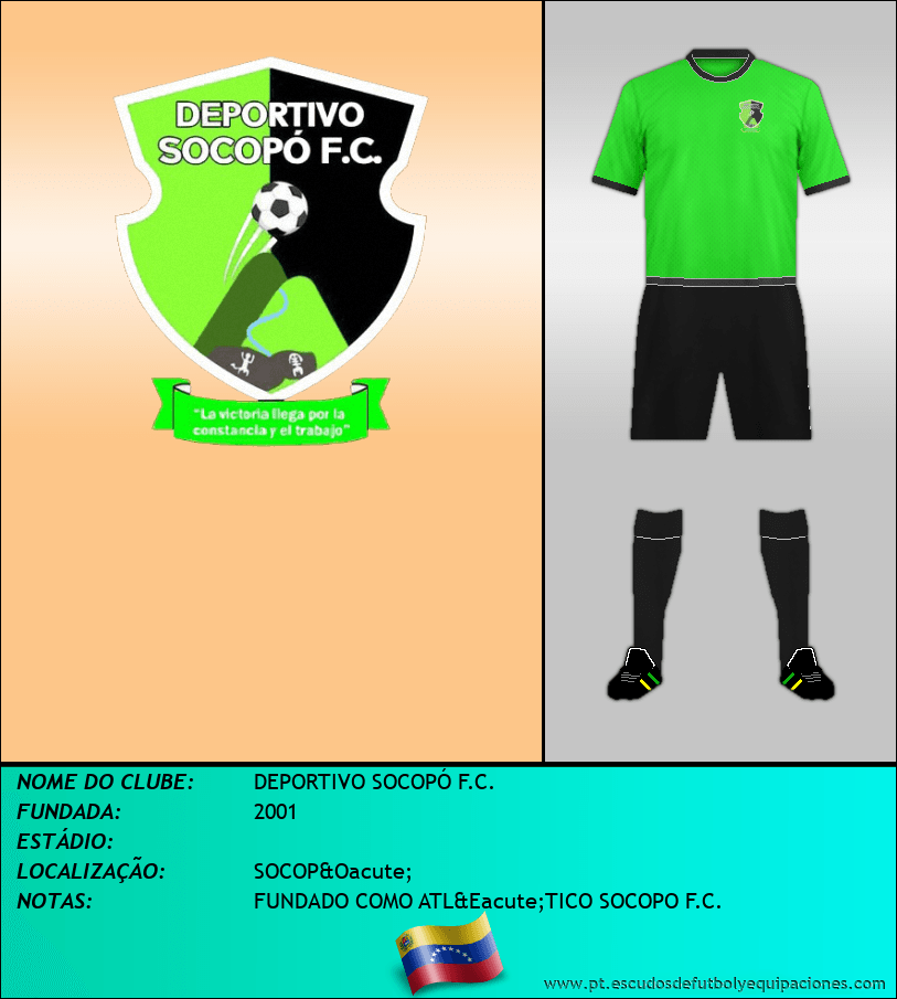Escudo de DEPORTIVO SOCOPÓ F.C.