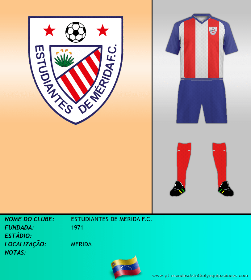 Escudo de ESTUDIANTES DE MÉRIDA F.C.