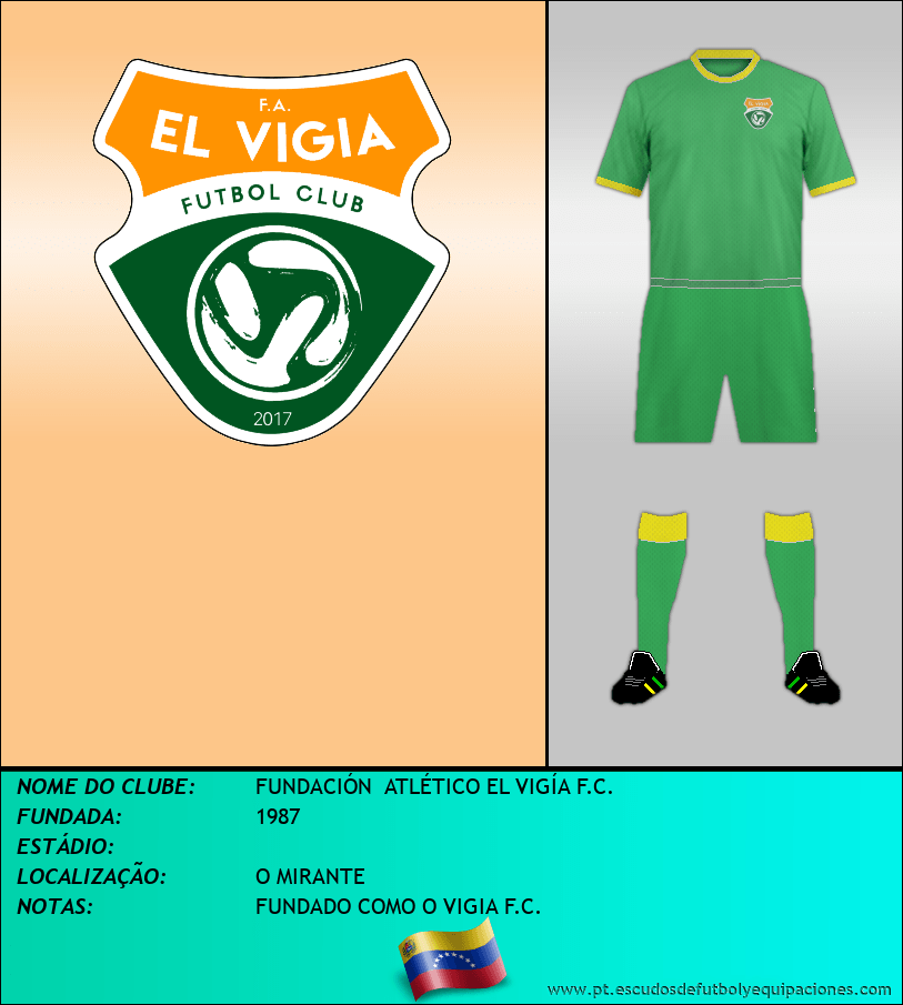 Escudo de FUNDACIÓN  ATLÉTICO EL VIGÍA F.C.