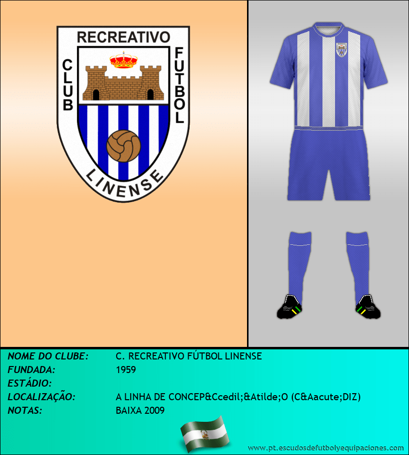 Escudo de C. RECREATIVO FÚTBOL LINENSE