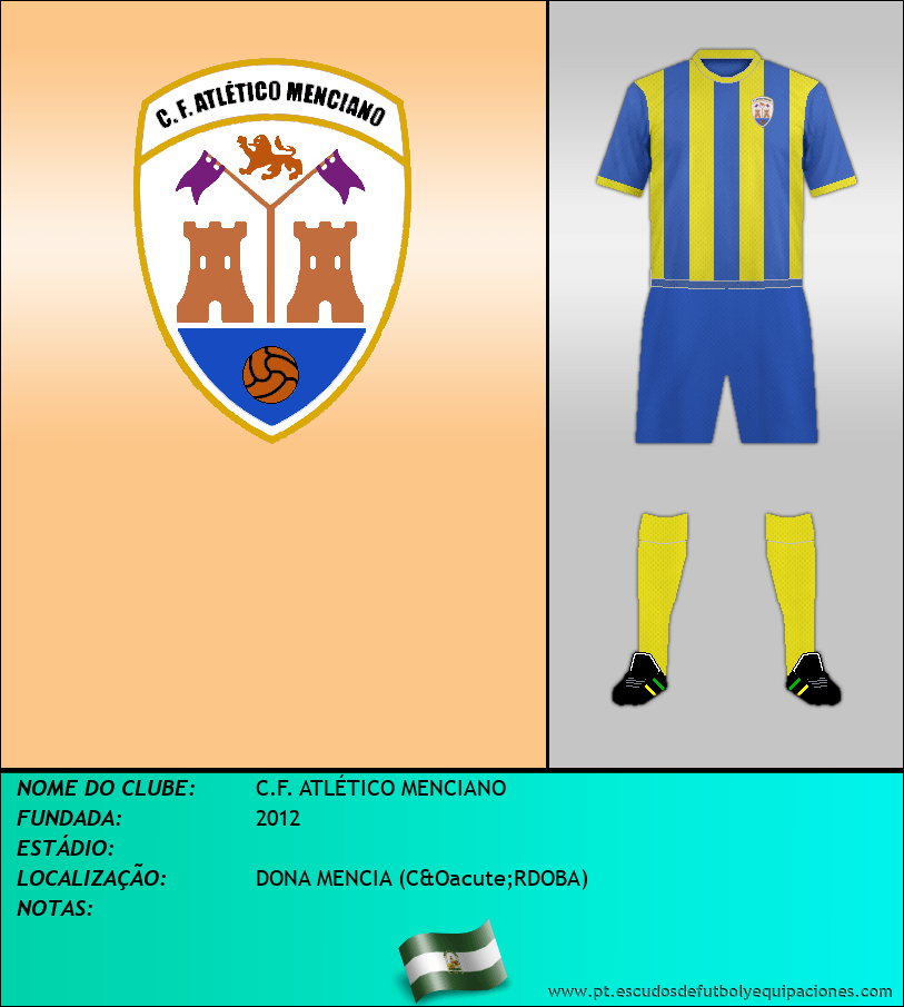 Escudo de C.F. ATLÉTICO MENCIANO