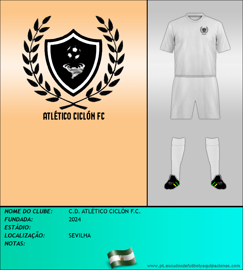 Escudo de C.D. ATLÉTICO CICLÓN F.C.