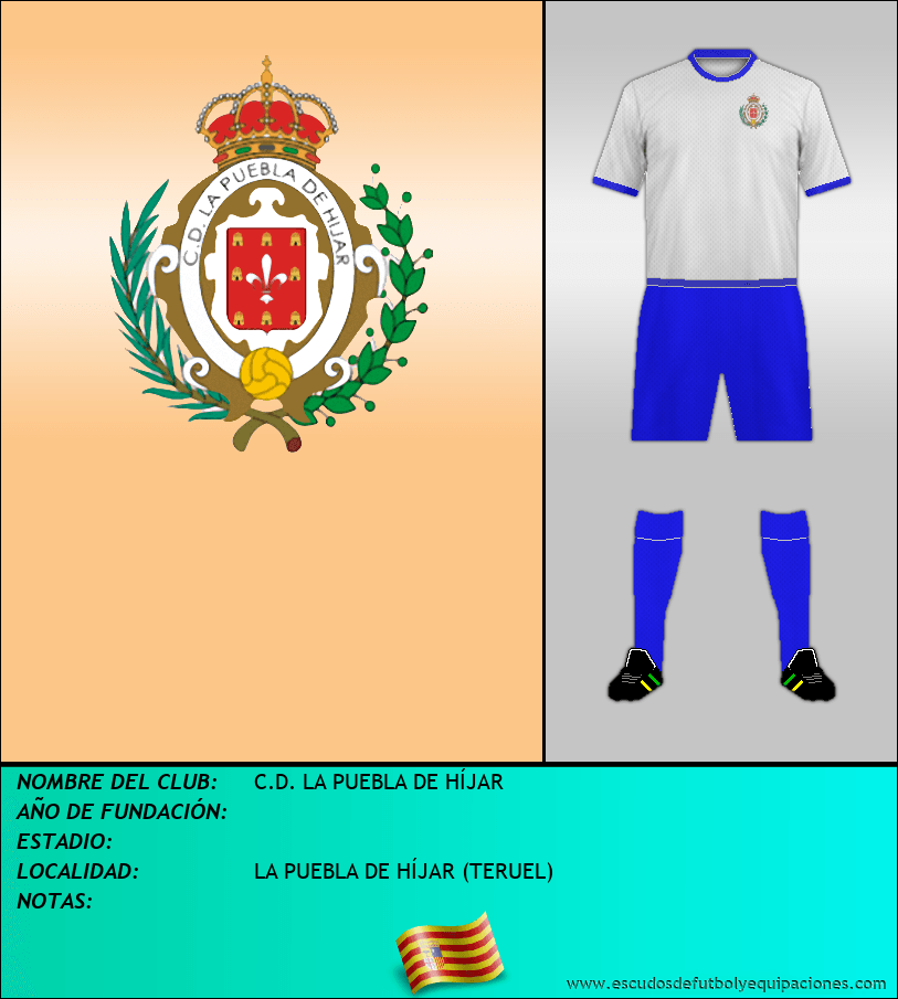 Escudo de C.D. LA PUEBLA DE HÍJAR