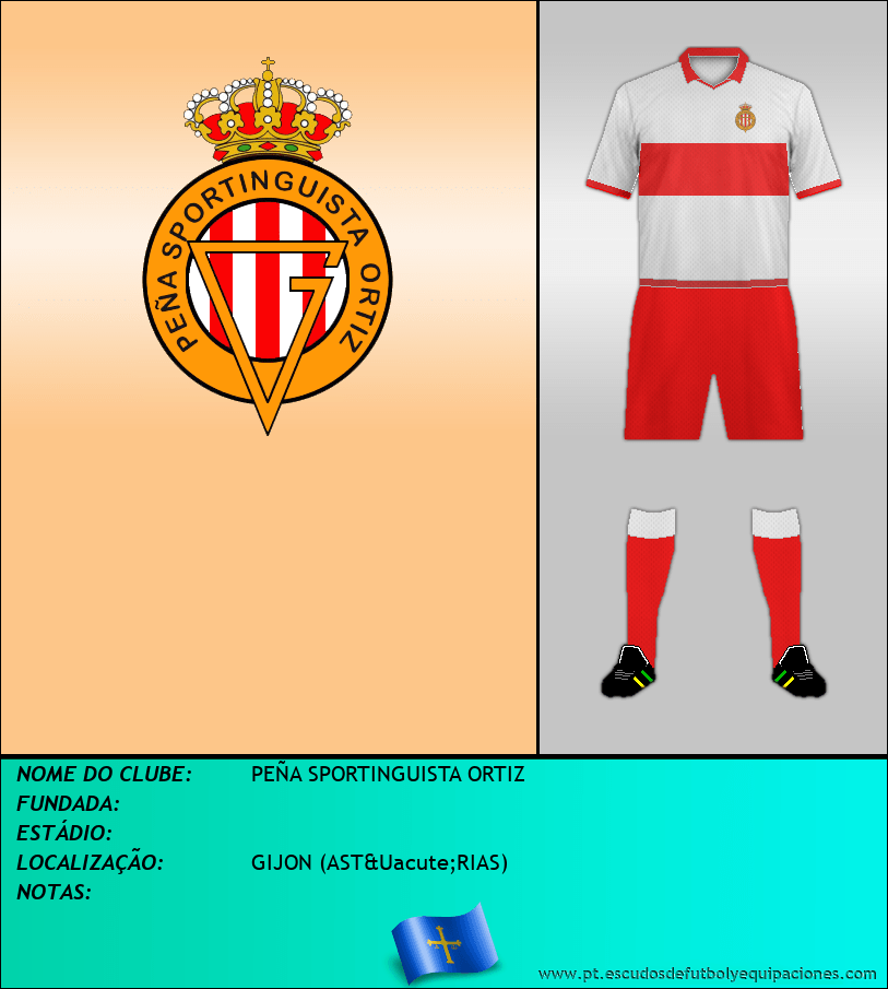 Escudo de PEÑA SPORTINGUISTA ORTIZ