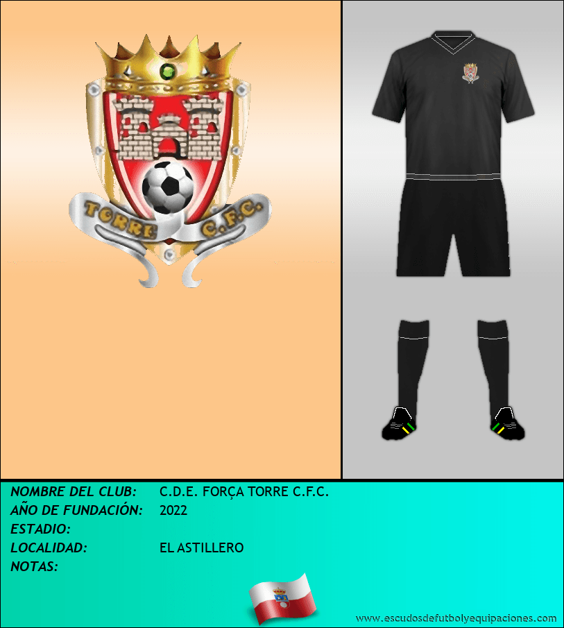 Escudo de C.D.E. FORÇA TORRE C.F.C.