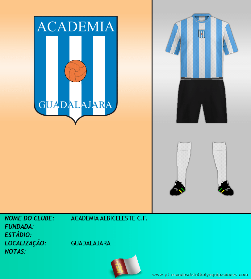 Escudo de ACADEMIA ALBICELESTE C.F.