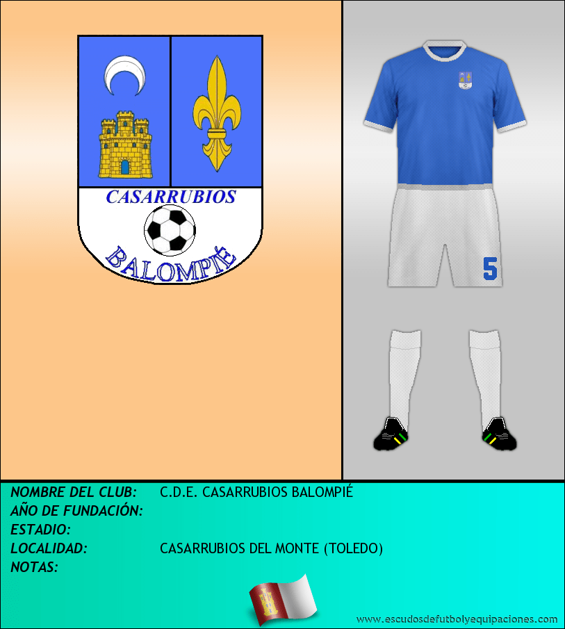 Escudo de C.D.E. CASARRUBIOS BALOMPIÉ