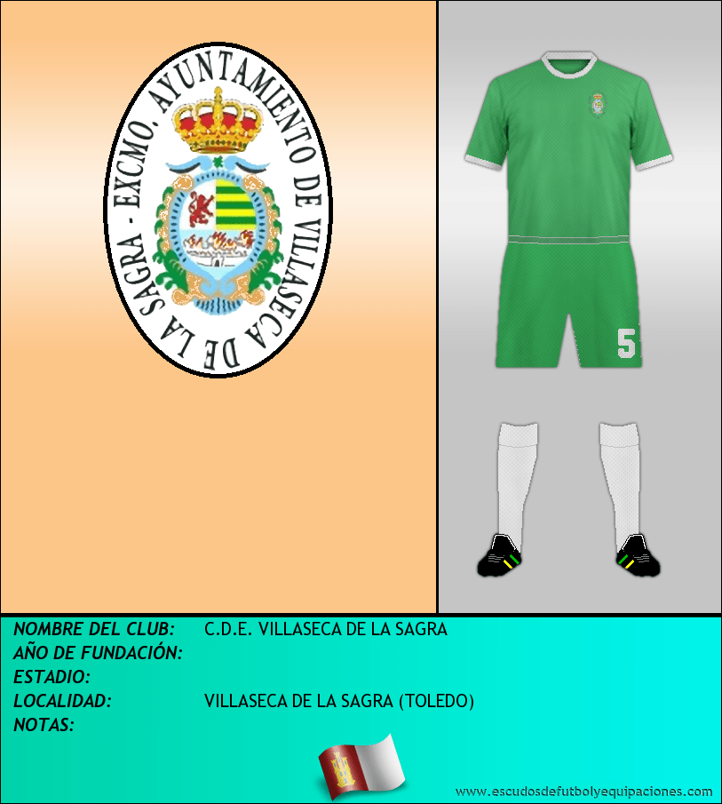 Escudo de C.D.E. VILLASECA DE LA SAGRA