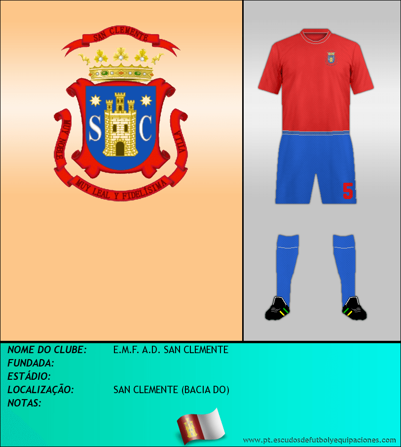 Escudo de E.M.F. A.D. SAN CLEMENTE