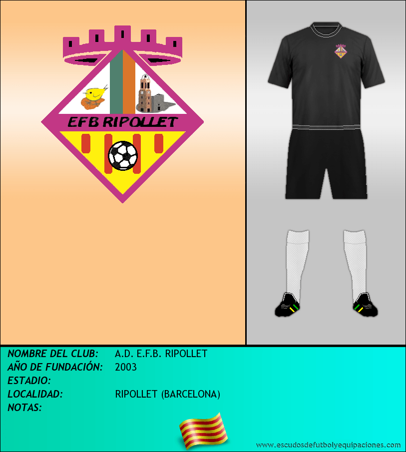 Escudo de A.D. E.F.B. RIPOLLET