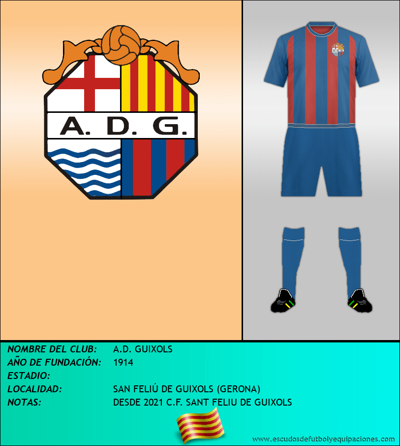 Escudo de A.D. GUIXOLS